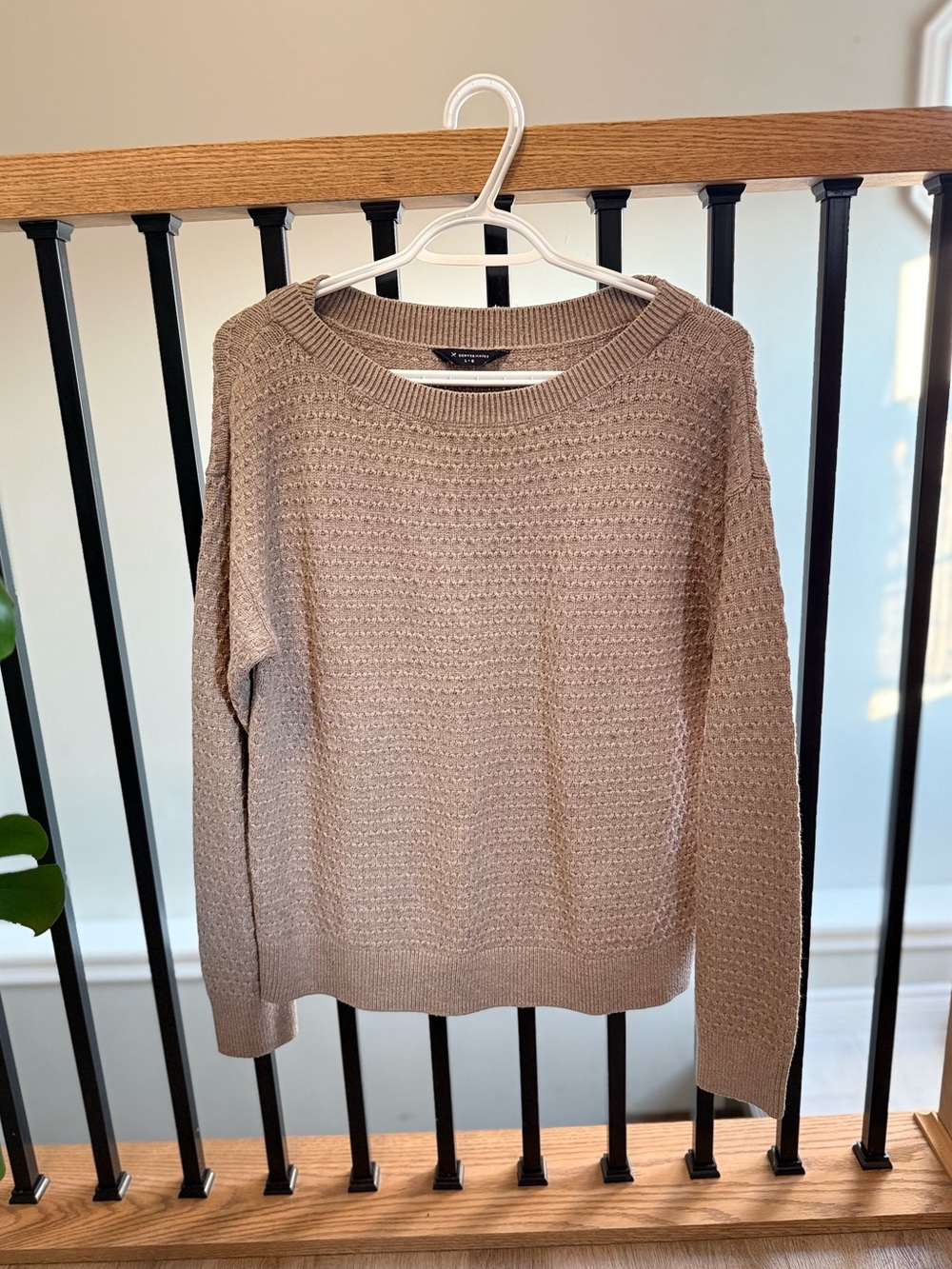 Women's Crewneck Textured Sweater